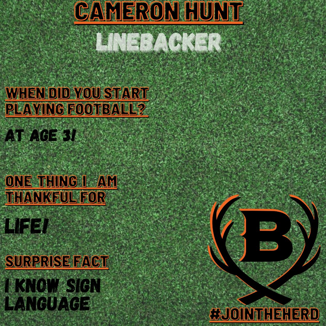 🚨Signing Alert🚨

A familiar face is headed back to the Bucks for the 2022 Season. Help us welcome Cam Hunt back to Bismarck! As a former linebacker of the University of North Dakota, we're excited for him to continue another year of his football career in North Dakota. 🏈🦌