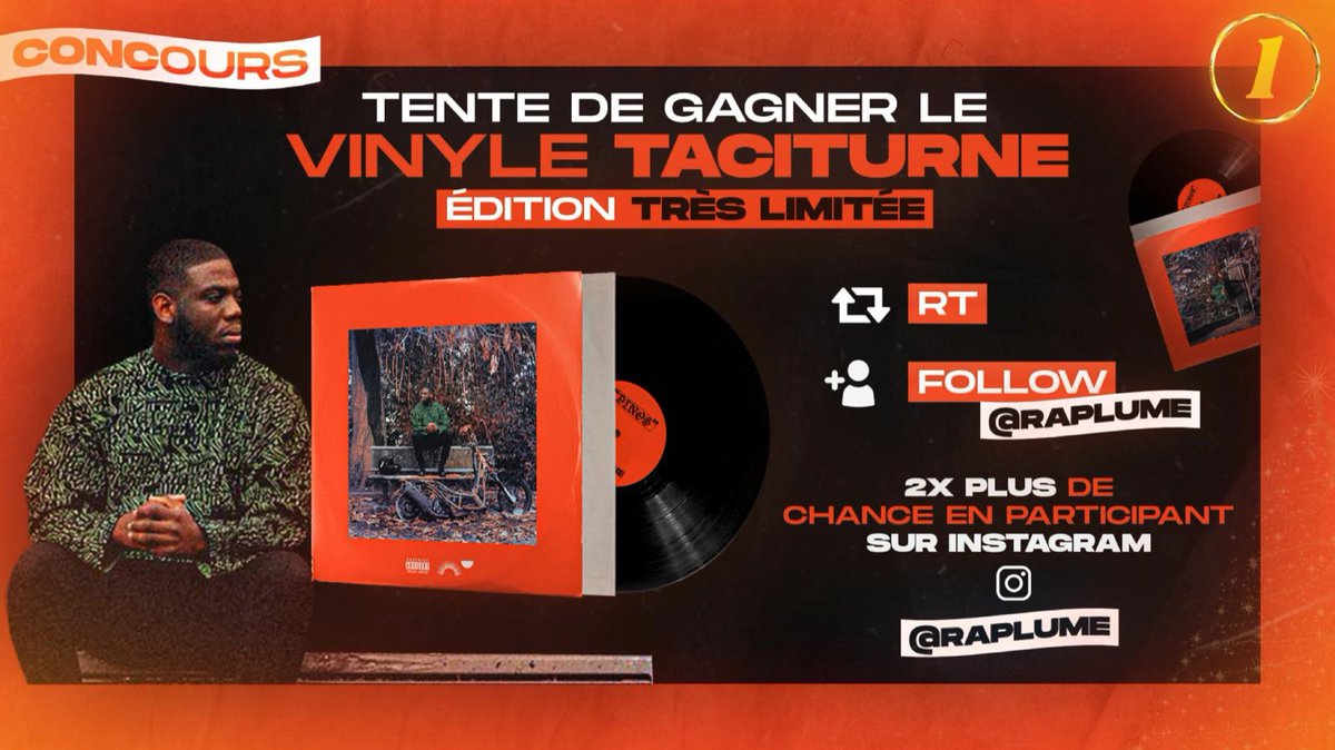 ShadesFrance's tweet image. 🎁 CALENDRIER DE L’AVENT 1/25

Gagne l’édition (très) limitée du Vinyle de Taciturne (1000 exemplaires, sold-out en 5 minutes)

Pour participer :

▫️RT + Follow @Raplume