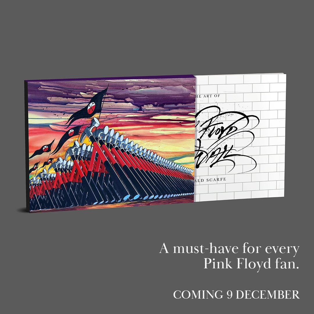 MY MATE, GENIUS GERALD SCARFE’s great new WALL ART BOOK is COMING OUT SOON!!!!!!
It’s bloody great Gel.
Love 
R