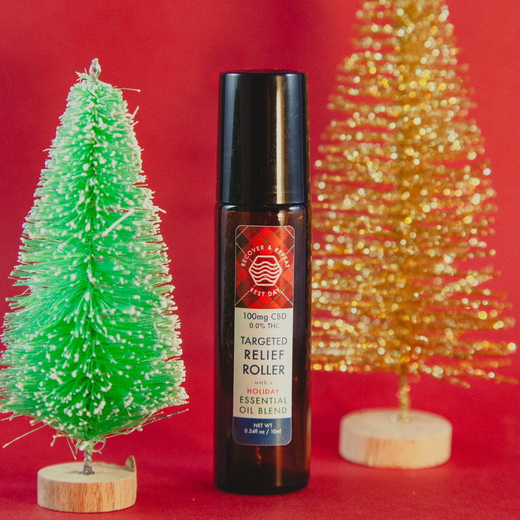 restdaycbd's tweet photo. New! ✨ LIMITED EDITION Holiday Targeted Relief Roller! Try our new scent blend with CBD, featuring frankincense, grapefruit, and pine essential oils. 

https://t.co/ZQ6V344Svq https://t.co/dZ2UqE7moY