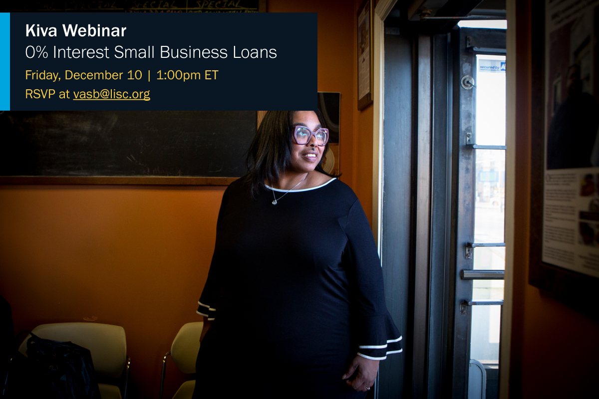 LISC_VA's tweet image. With @theMBL, @LISC_VA is launching a @Kiva in Central Virginia to provide small businesses no-fee 0% loans up to $15,000.

Join us on Friday, December 10 at 1pm for a webinar to learn more: lisc.org/virginia1/what…