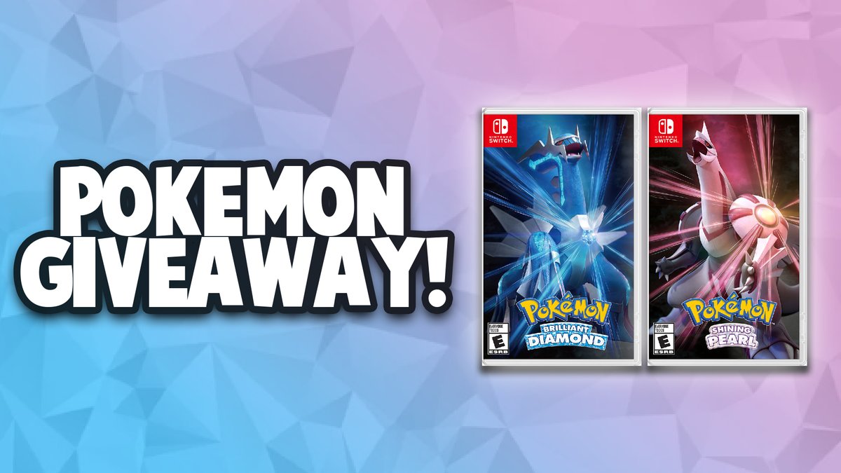 kaycreigh's tweet photo. 🎉GIVEAWAY!🎉

I have been LOVING Pokémon #BrilliantDiamond and #ShiningPearl and wanted to share the fun by doing a lil Holiday Giveaway!!

The giveaway will be open all month and the winner will get to choose which copy they want👀

ENTER HERE: https://t.co/SNmxIqsDsy https://t.co/FFfJ0lREtx