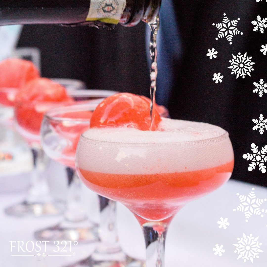 Spreading holiday cheer with our Strawberry &amp; Champagne. Merry everything &amp; happy always!✨

Let's chat about your next event! 888-640-1321 | Frost321.com | events@frost321.com

#Frost #NitrogenIceCream⁠ #Frost321