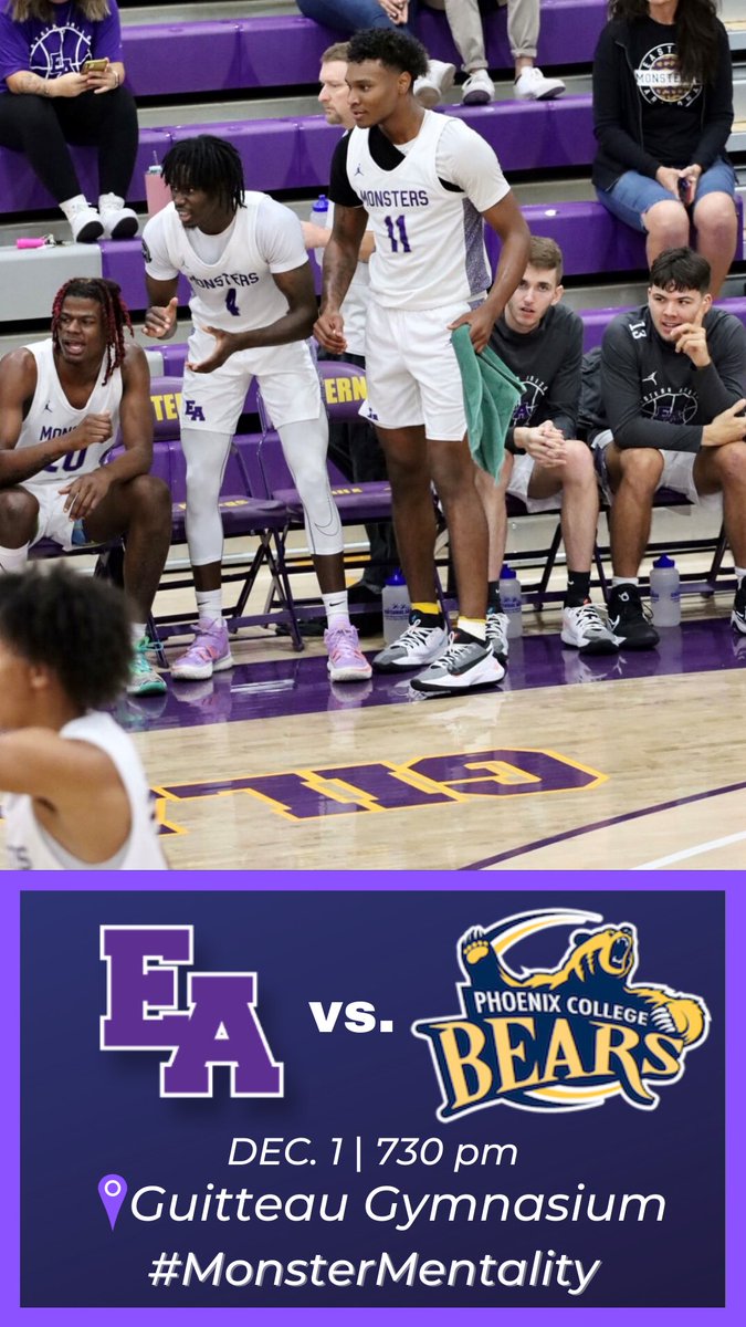 🚨GAMEDAY🚨

⏰ 730 pm (Mountain Time)
📍 HOME
🎥 livestream.com/eacmonsters

#MonsterMentality