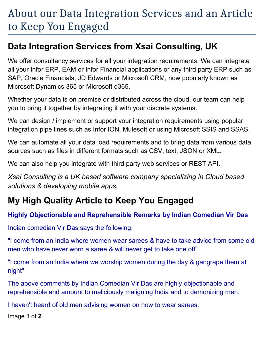 IvanMathias13's tweet photo. The attached 2 images provide a brief description of 1 of our services at Xsai Consulting, UK & a copy of my article on my FB page Gender Bias Against Men to keep you engaged. Original post at:
https://t.co/DohKnFDt6R
#Misandry #StopDemonizingMen #VirDas #SpeakUpMen #UNMen https://t.co/NJPunwQ2ZU