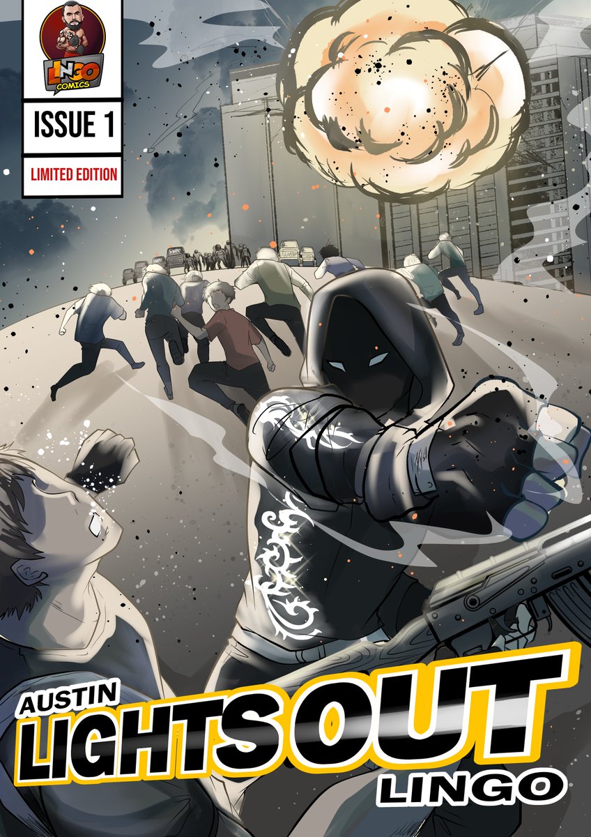 LingoComics's tweet photo. Artist 3. Decision time. Check out the cover and first 2 pages of the 3 artists we chose to help up pick the one for the comic! #lightsout #mma #comic #comicbook #unique #gift #collectorsitem #limitededition #signed #numbered #austinlingo https://t.co/zoBLv9cREd