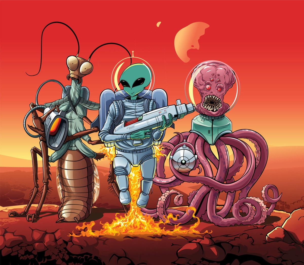 It’s morning somewhere in Mars.