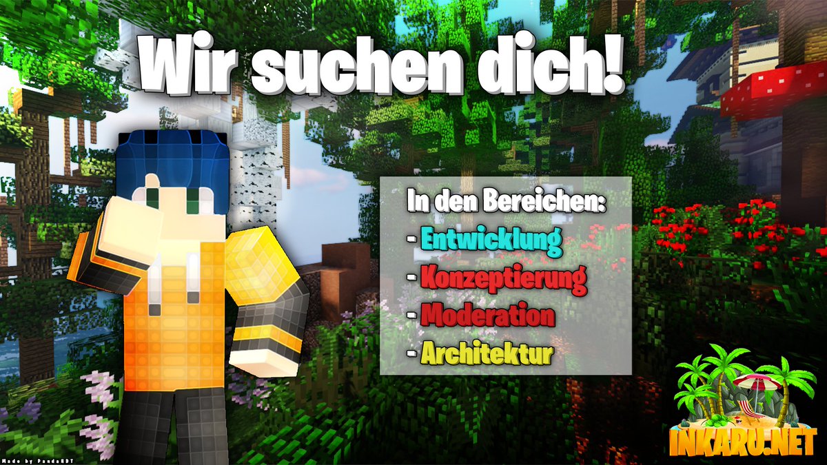 InkaruNET's tweet image. WE WANT YOU!
Eine neuen Bewerbungsphase in den Bereichen Moderation, Content, Builder und Developer hat begonnen. Alle wichtigen Informationen findest du hier: Inkaru.net