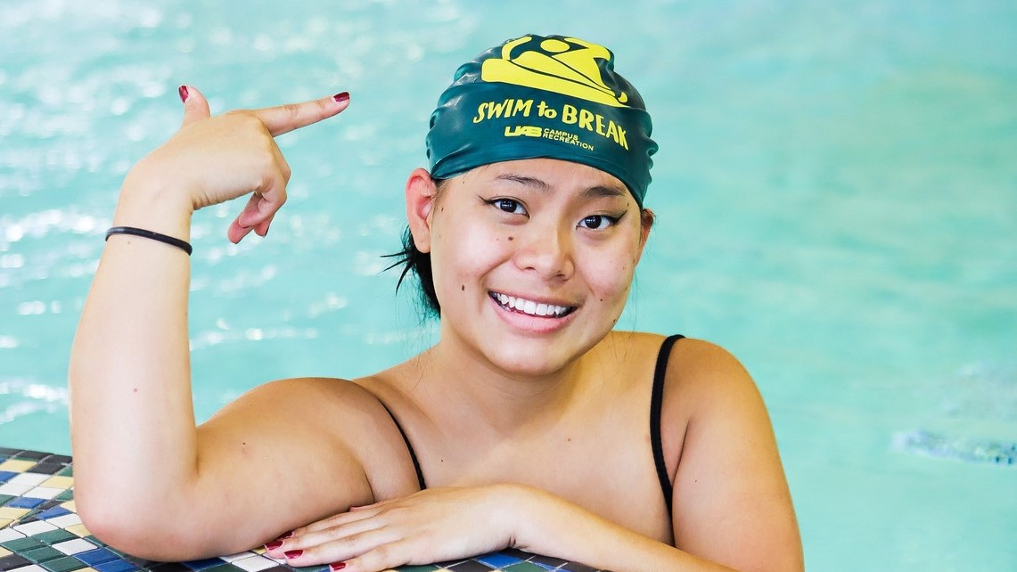 UABURec's tweet photo. We are FIVE DAYS away from the end of our Swim To Break challenge! π Don't forget to push forward and log in the rest of those laps! π Winners will receive a FREE swim cap and swim towel! For more information, click here:
https://t.co/3klLElBtx2
#uab #swim #exploreUAB https://t.co/oVDhotFTeU