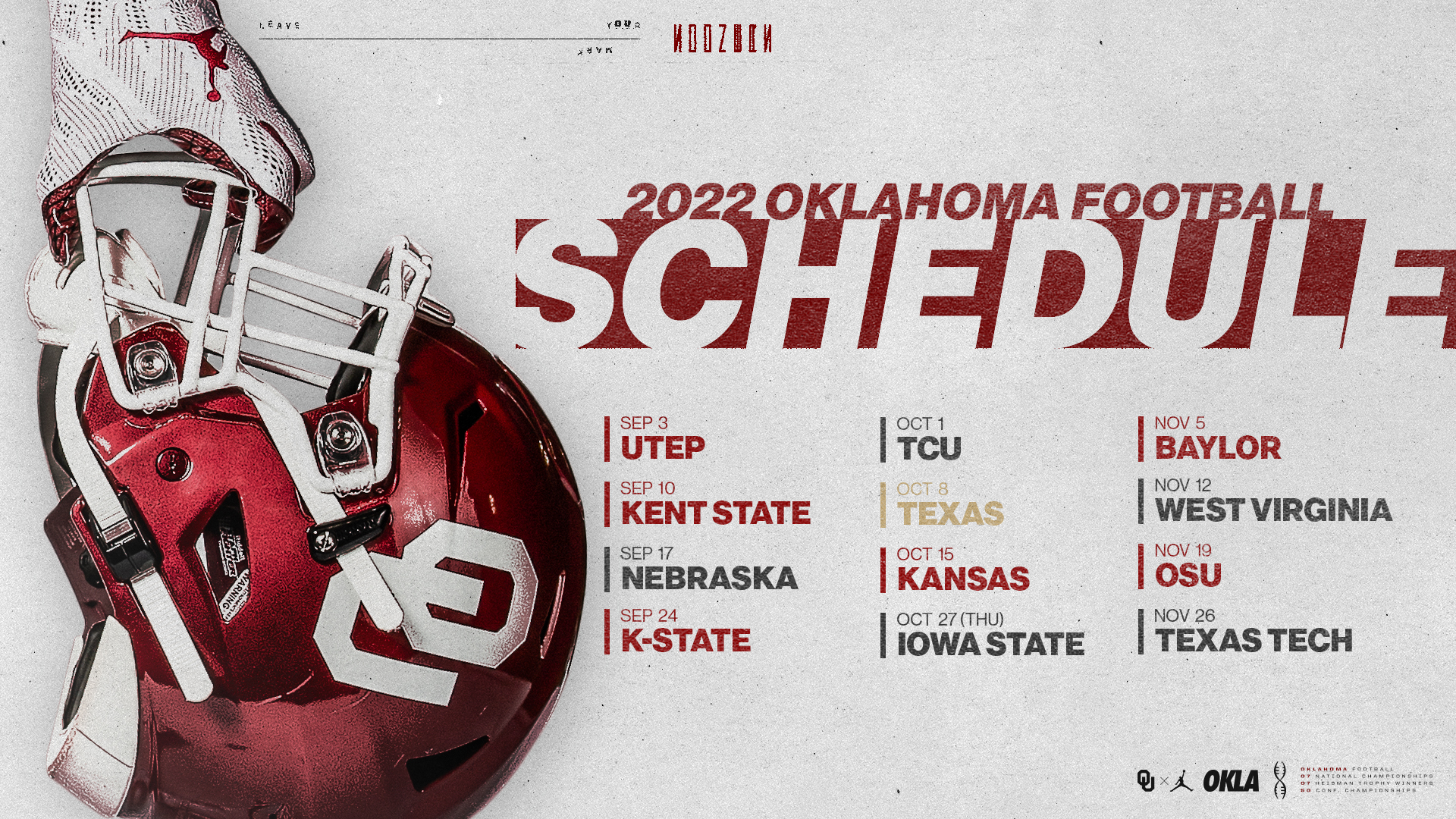 Isu 2022 Football Schedule Oklahoma Football On Twitter: "The 2️⃣0️⃣2️⃣2️⃣ Ou Football Schedule. ➡️  Https://T.co/W5Svhzptwi | #Boomersooner Https://T.co/Bzthl4Ieyf" / Twitter