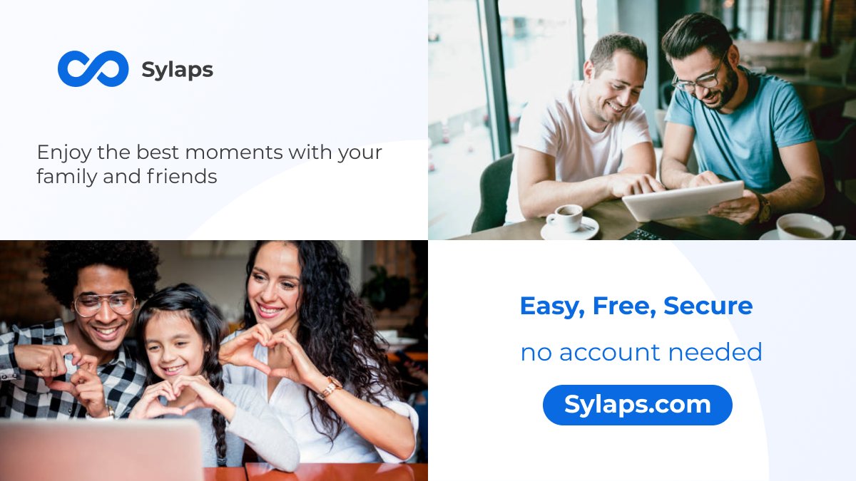 sylapsinc's tweet photo. Enjoy every moment with https://t.co/KNaDT2vXdF
On special occasions stay connected with your loved ones wherever you are.

#Family #MeetWithAnyOneNow #SecretConversation #Friends #VideoConferencing https://t.co/nREZxazhUv
