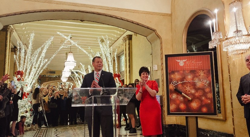 TEGPR's tweet photo. Last night it was #allhandsondeck! Congrats to @Galatoires_NO on a record-breaking auction &amp; @TheRoosevelt_NO for a wonderfully successful lobby lighting event. And shout-out to our account teams for pulling it all off! #DivideAndConquer #GulfSouthPR #NOLAPR #holidaysinnola 🎄✨ https://t.co/uiO7fqYJZP