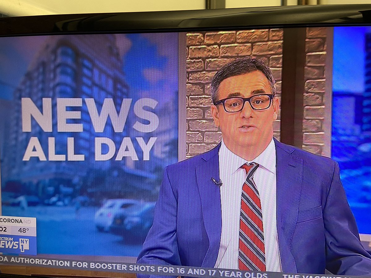 BreeDriscoll's tweet photo. Check out @RogerClark41 anchoring News All Day today on @NY1 https://t.co/Tj8O8z5vql