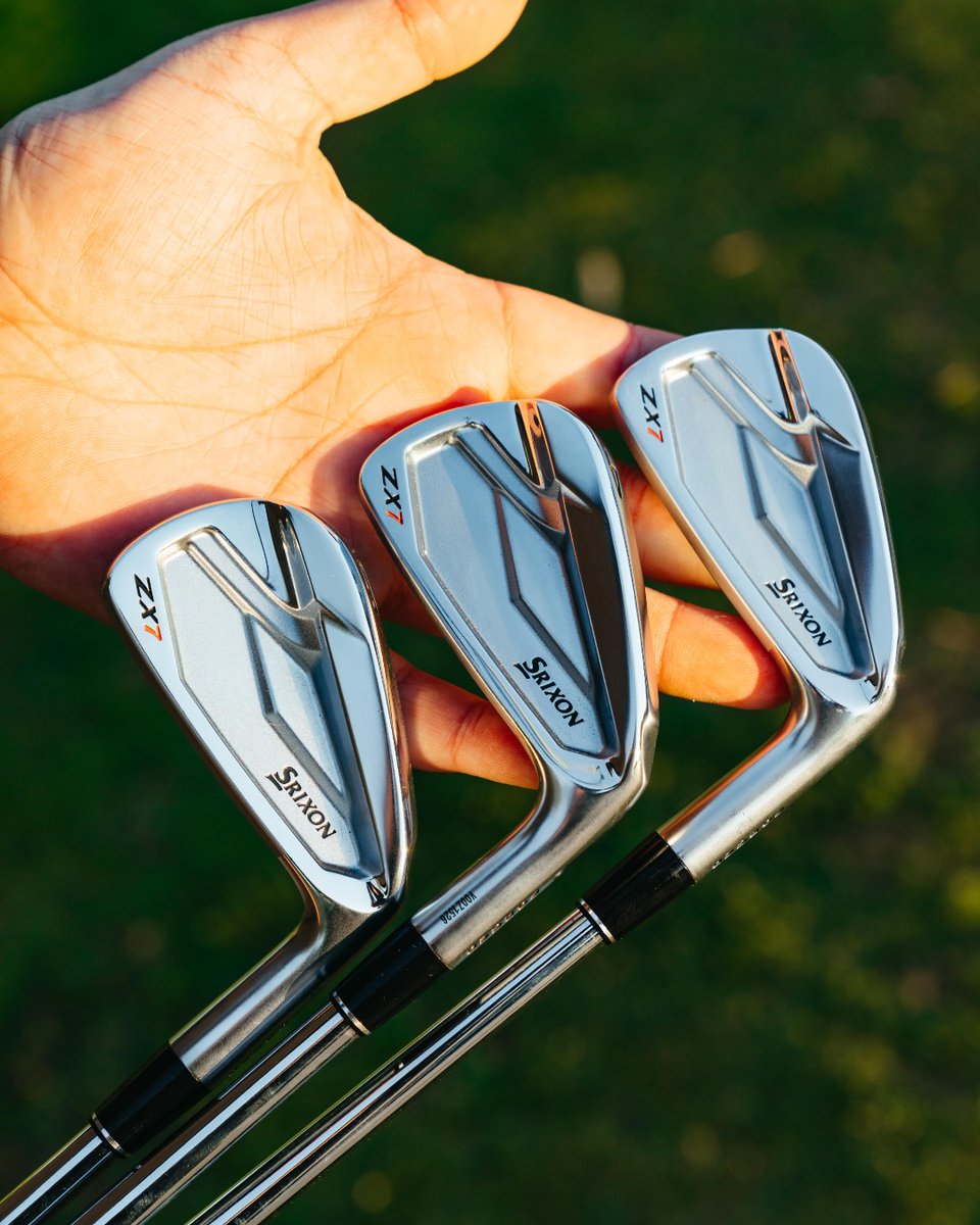 SrixonGolf's tweet image. Game-changing technology packed in each iron 👊 #ZX7 #TeamSrixon