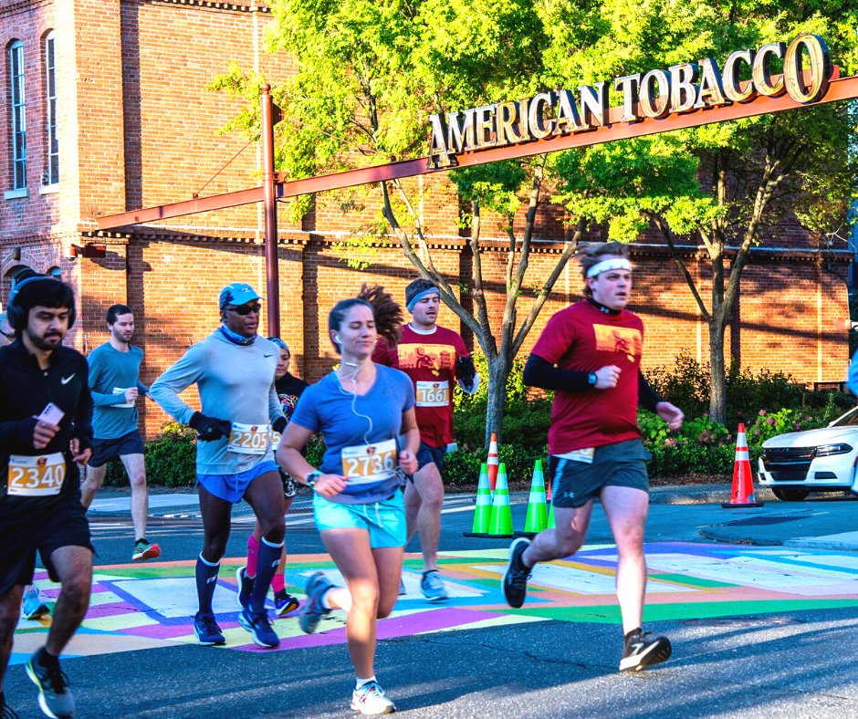 Prices increase TONIGHT at MIDNIGHT.

Register for the 2022 Bull City Race Fest and enjoy a scenic fall race through Downtown Durham. Then celebrate with a cold beer and a Food Truck Rodeo at the finish!

Race to BullCityRaceFest.com to register today!
