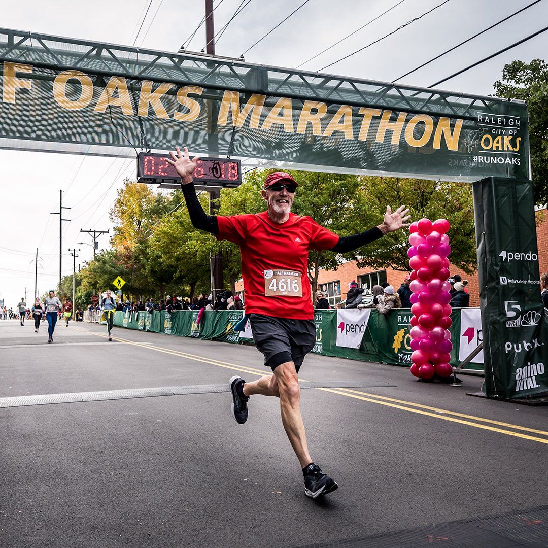 City Of Oaks Marathon finisher