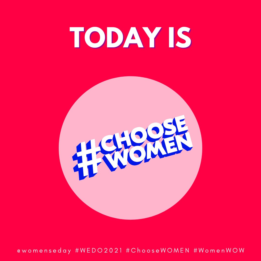 Today is #ChooseWomen Day! Tag a woman who inspires you and who you want to celebrate below. #ChooseWOMEN