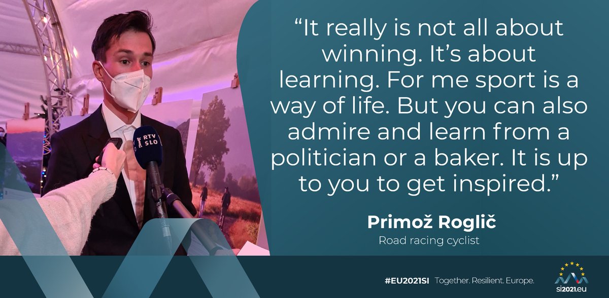 #SlovenianFestival in #Brussels | The "Conversation on #Sport" includes Slovenian stars <a href="/rogla/">Primož Roglič</a>, <a href="/VFabjan/">Vesna Fabjan</a>, Dejan Fabčič &amp; Rožle Prezelj.

Minister <a href="/SimonaKustec/">Simona Kustec</a> emphasized the importance of sports for all ages &amp; groups &amp; outlined 🇪🇺 Model of Sport. 

More👇
…venian-presidency.consilium.europa.eu/en/news/europe…