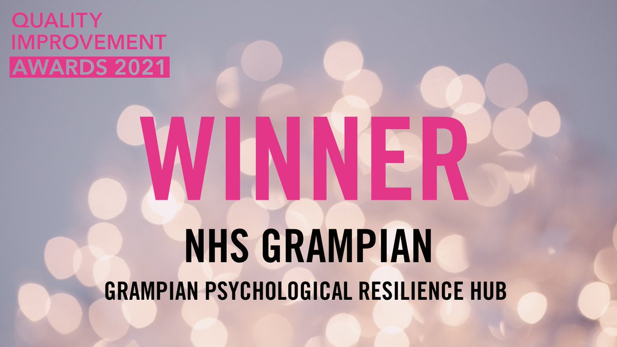 scotgovCYPIC (@scotgovcypic) on Twitter photo The next award is for the Most Inspiring or Innovative Project. The winner is...NHS Grampian for their Psychological Resilience Hub! Congratulations! <a href="/NHSGrampian/">NHS Grampian</a> #QIAwards The next award is for the Most Inspiring or Innovative Project. The winner is...NHS Grampian for their Psychological Resilience Hub! Congratulations! <a href="/NHSGrampian/">NHS Grampian</a> #QIAwards