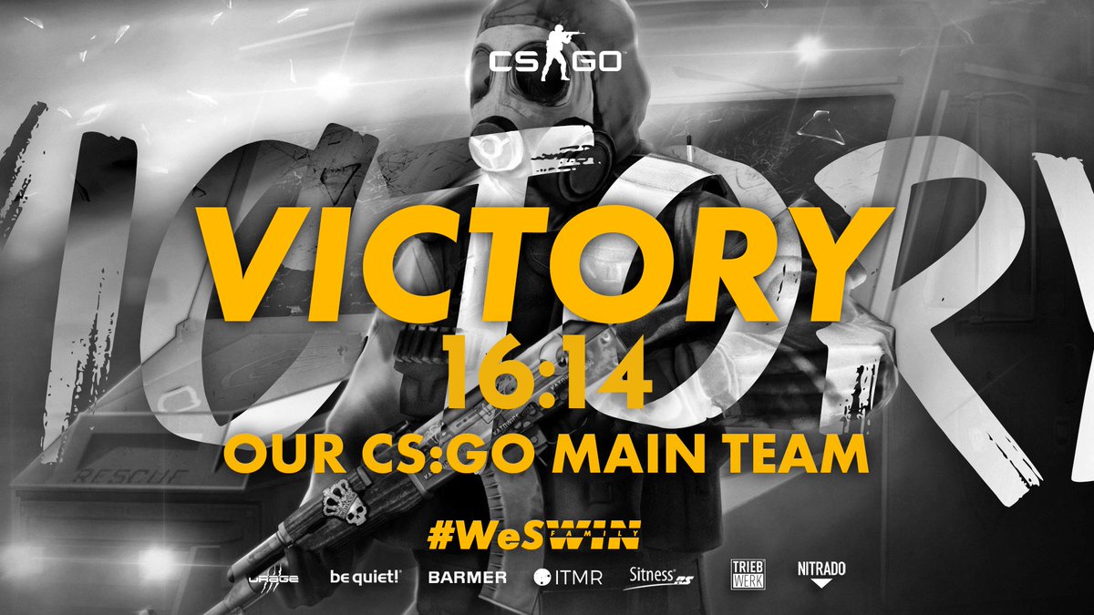 WeSports_Main's tweet image. Unser #CSGO Team gewinnt das ding gegen #BruteGG 
auf overpass 💪🔥

Kuss an die Jungs♥️
@xevyCS
@ShaZ_1337
@rackson_cs
@SMT197_
@xDasherCS

#WeSWin #WeSFamily #WeSCSGO