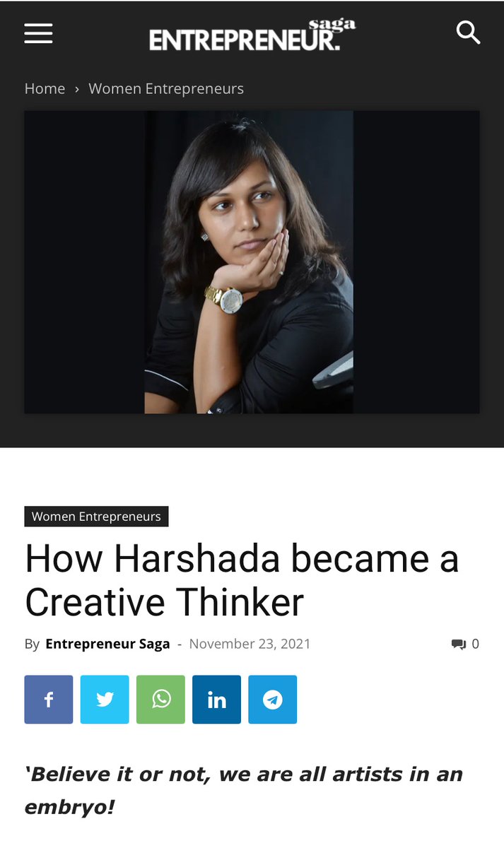 i_harshada's tweet photo. How Harshada became a #Creative #Thinker
:
https://t.co/rScpPBuqHj via @Entrepreneur Saga
:
#branding #art #hptalks #life #lifestyle #PushForYourBestSelf #ConnectWithMeeTime #Authors #author #entrepreneur @Entrepreneur @YourStoryCo https://t.co/asu2SCkdue