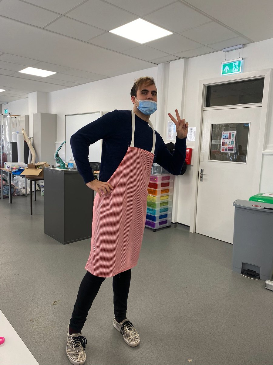 Apron making today!! Starting to really enjoy textiles as I’m learning more and growing confidence every week ❤️