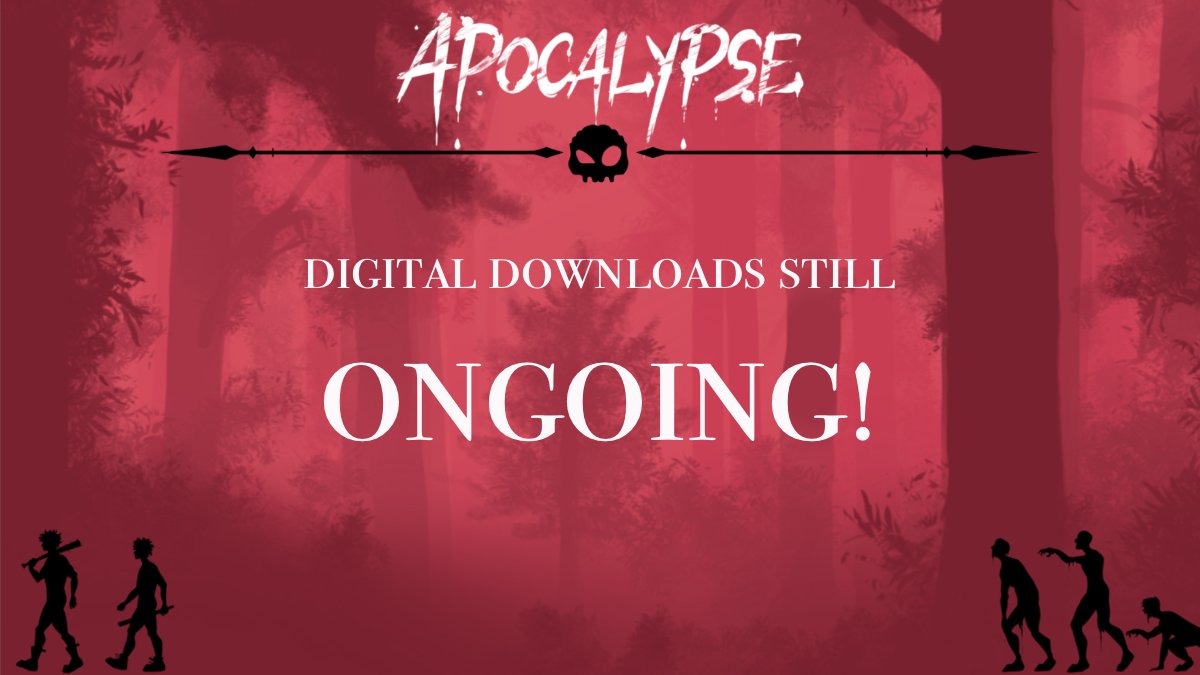 🧟‍♀️DIGITAL COPIES AVAILABLE🧟‍♀️

Gumroad is up and ready for you to grab your NSFW edition of Apocalypse today!!

The store will remain open until leftover sales for Apocalypse have ended, so get your copy while there's still time!

Bonies Bundle: tinyurl.com/3v59v26k