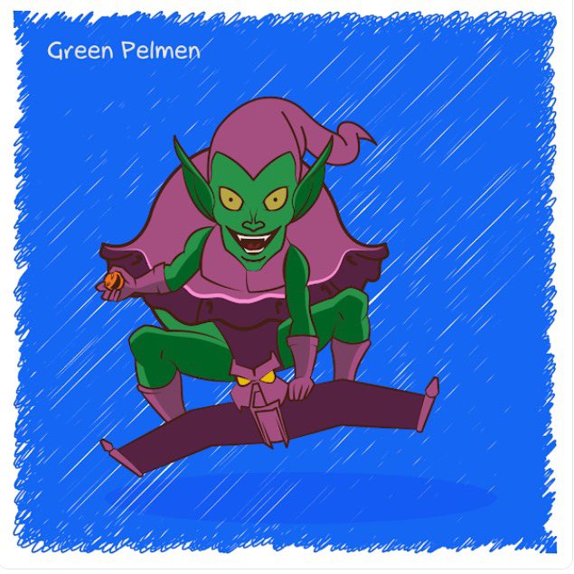 Green Pelmen
"You and I are not so different.” 
After exposing himself to the experimental, Green Pelmen gained superhuman strength and durability as well as improved dexterity.
“What about my generous proposal ?Are you in or are you out ?” 
Buy: yli.ink/grjhp
