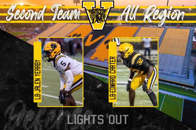 Congrats to <a href="/YearbyJalen/">J ⁵ 🏝 †</a> and @EdwardCarterIII  on being selected 2nd Team All- Region Defense!