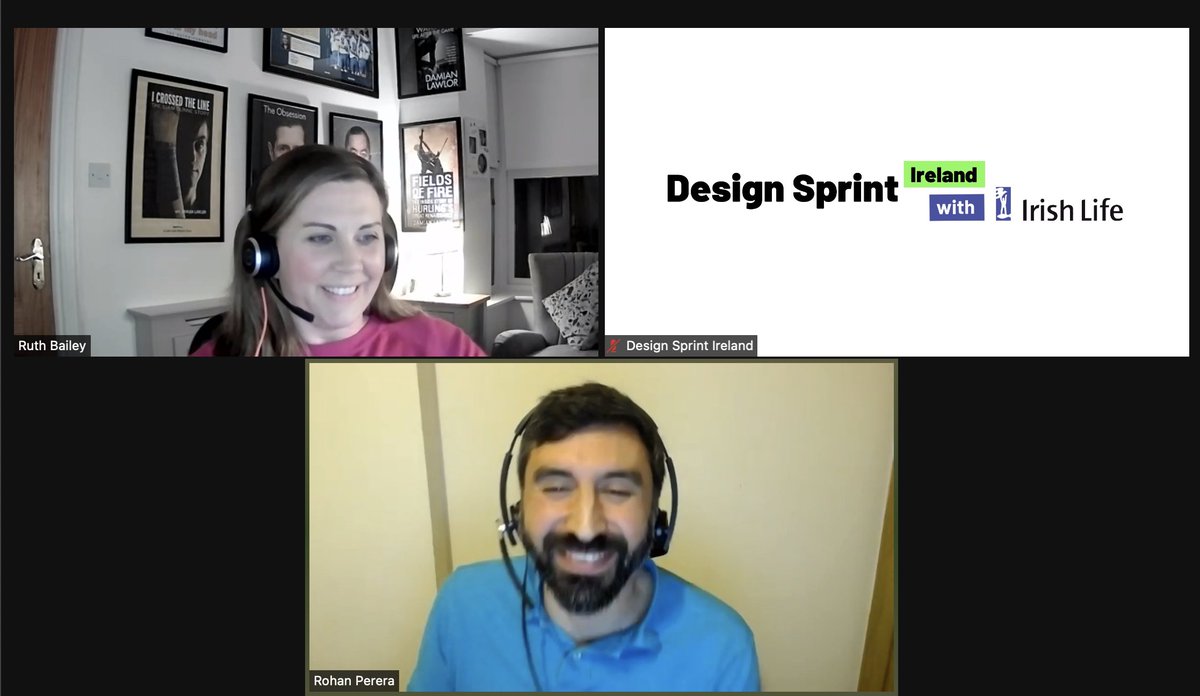 We are LIVE now with Ruth Bailey, CEO of Vigo Health! #DesignSprintIreland Can't wait to hear about Ruth and her journey through her health startup and how #DesignSprints shaped her startup journey.