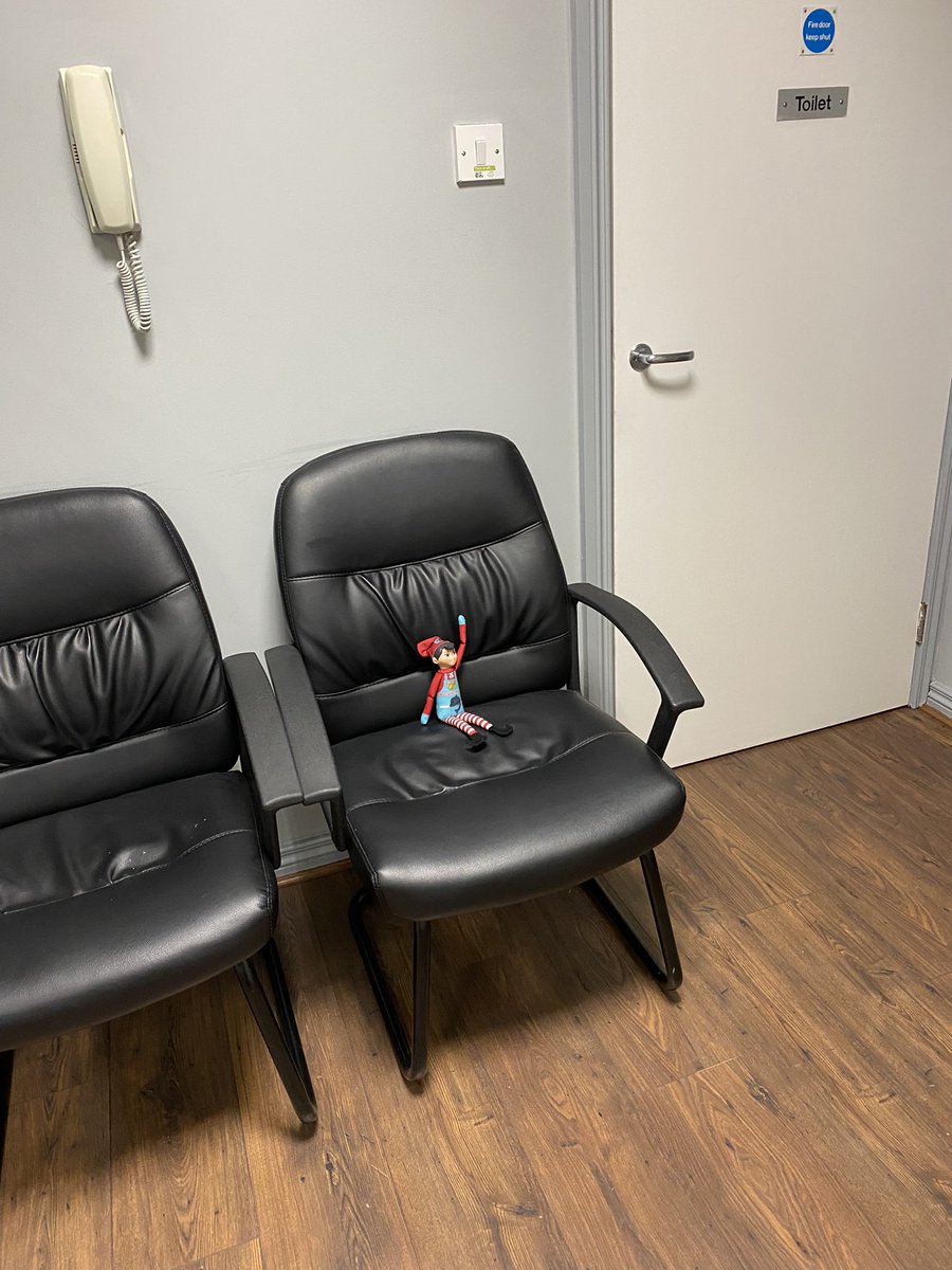 Shady_Dolphin's tweet photo. We’ve got a new resident in the office and if you were following us on Instagram last year you’ll know he caused a LOT of havoc. So we’re going to document his whereabouts on this thread… let’s hope he doesn’t get up to anything too shady this year 👀 #elfontheshelf https://t.co/Jw0FD285Q6