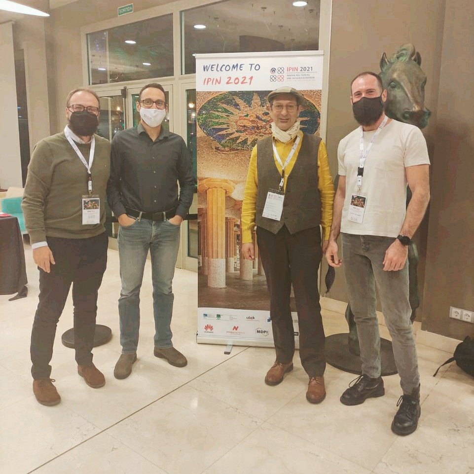 WNLab@CNR (@wnlab_cnr) on Twitter photo The wnlab attending <a href="/ConferenceIpin/">IPIN Conference</a> in Lloret de Mar :)
<a href="/CrivAnt/">Antonino Crivello</a> <a href="/MickGirolami/">Michele</a> <a href="/_filippopalumbo/">Filippo Palumbo</a> and Francesco Potortì The wnlab attending <a href="/ConferenceIpin/">IPIN Conference</a> in Lloret de Mar :)
<a href="/CrivAnt/">Antonino Crivello</a> <a href="/MickGirolami/">Michele</a> <a href="/_filippopalumbo/">Filippo Palumbo</a> and Francesco Potortì