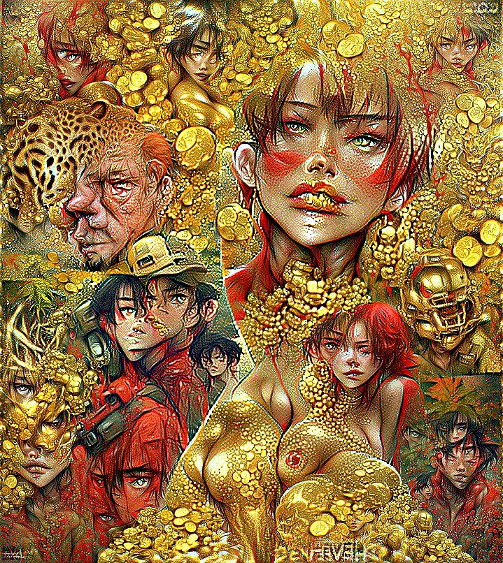 GOLD FEVER by PROTOTYPE

#generative #anime #futuristic #ai #dystopia #digitalart #manga #art #goldfever #industrialart