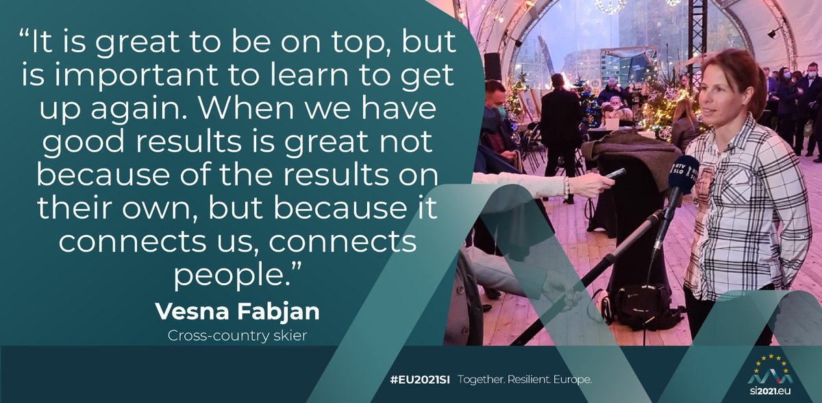 #SlovenianFestival in #Brussels |  The #EU2021SI aim is to promote physical activity and encourage everyone to take part in it. 🏃🚴‍♂️⛷️🚣‍♂️

Only a healthy and active Europe can be a resilient and prosperous #Europe of the future. #Together #Resilient #Europe