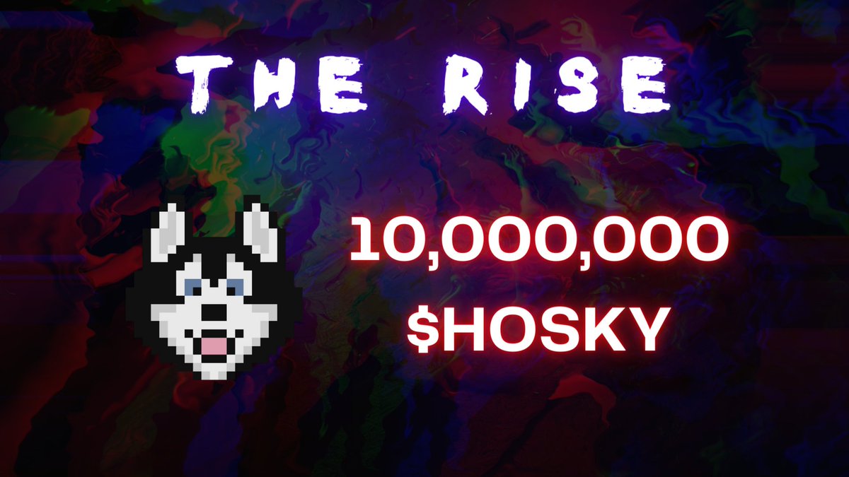 TheRise666's tweet photo. THE RISE #CNFT GIVEAWAY 
GIVING AWAY 10 million $HOSKY 🥳

✅ Follow @TheRise666
✅ Like &amp; RT
✅ Tag 3 friends

⏰ 24 Hrs

#Cardano #memecoin #ADA #Hosky $HOSKY #CNFTGIVEAWAY #CNFTGiveaways #NFTGiveaway 
#CNFTdrop #CNFTCommunity #cnftproject #CNFTCollector #hoskytoken $ADA https://t.co/JewXRHPAJQ
