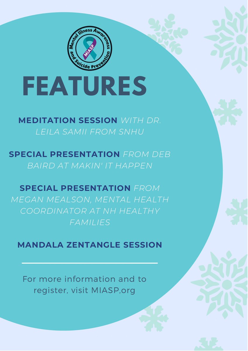 MIASP_'s tweet photo. MIASP Mental Health Workshop on January 15th! Thank you to Dr. Samii, Deb Baird, and Megan Mealson for being a part of this project with us! Registration at https://t.co/Mamj64ZqVr. Hope to see you there. #MentalHealthMatters https://t.co/Oj5x2hkMNi