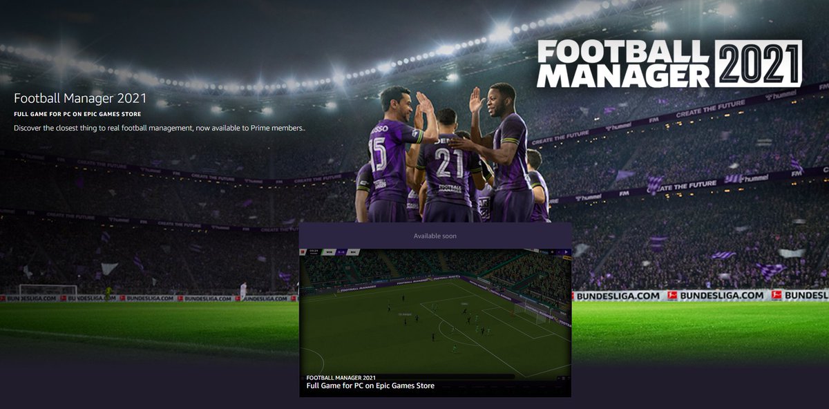 Wario64 on X: Football Manager 2022 Prime Gaming freebie should be working  now if you had issues earlier / X