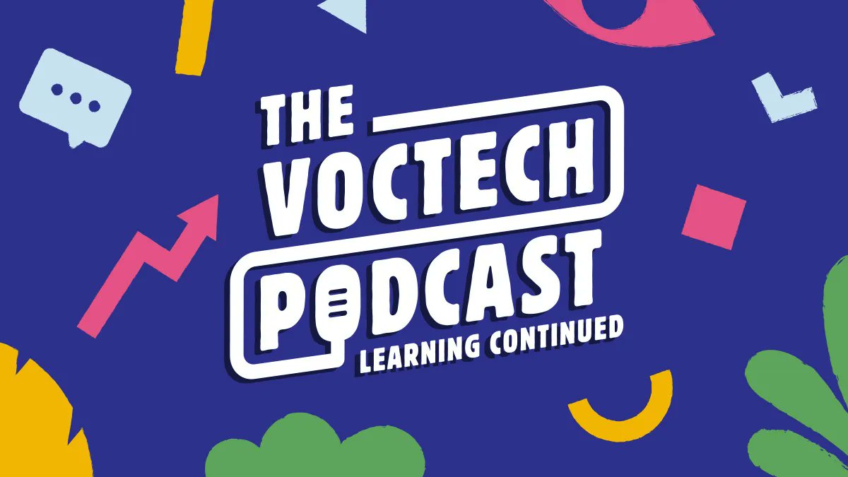 PodcastEdtech's tweet photo. The #VocTechPodcast returns! 

Some great episodes to come as the series continues to look at #vocationallearning technologies and improving opportunities in the workplace

Keep up to date via 'The Edtech Podcast' @Spotify @ApplePodcasts

🎧 past ep's ➡️ https://t.co/1shtvspU6U https://t.co/d9Gs7e4Pwx