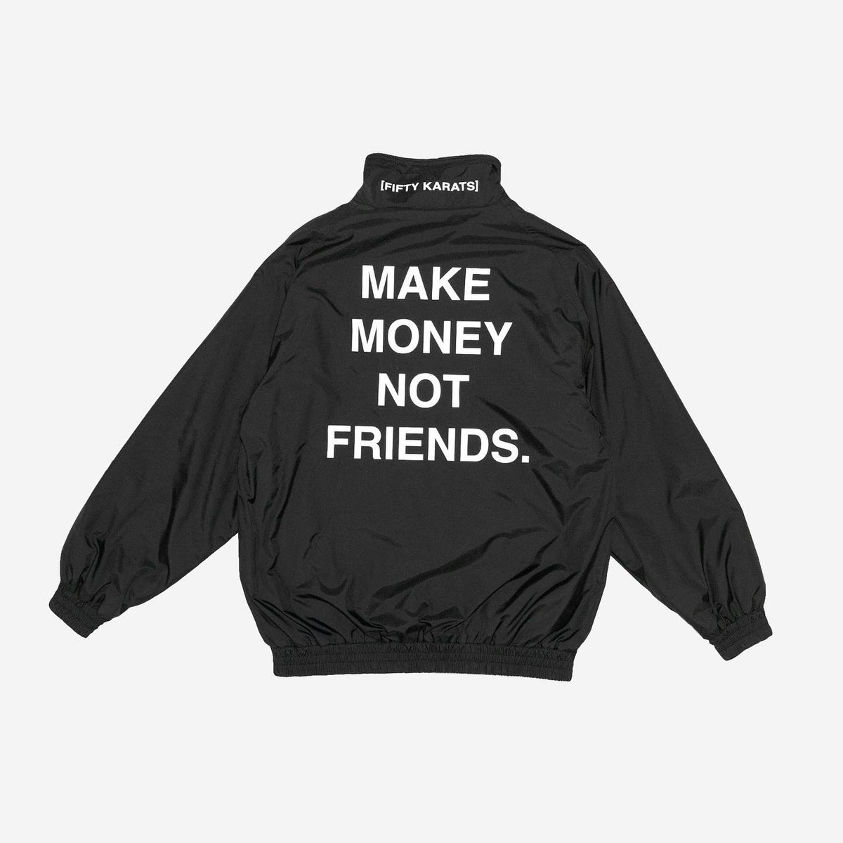 FiftyKarats's tweet photo. MAKE MONEY NOT FRIENDS JACKET

out now exclusively on https://t.co/o5cscoQEBV https://t.co/cC9MOpU8Fh
