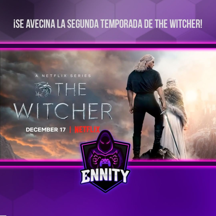 ennitycl's tweet photo. Se acerca diciembre y con este la nueva temporada de The Witcher la cual nos tiene a todos con el hype por las nubes, la serie protagonizada por Henry Cavill como el brujo de cabello plateado Geralt nos trae sus nuevas aventuras este 17 de diciembre. #Ennitynoticias https://t.co/FfXE47a1DG