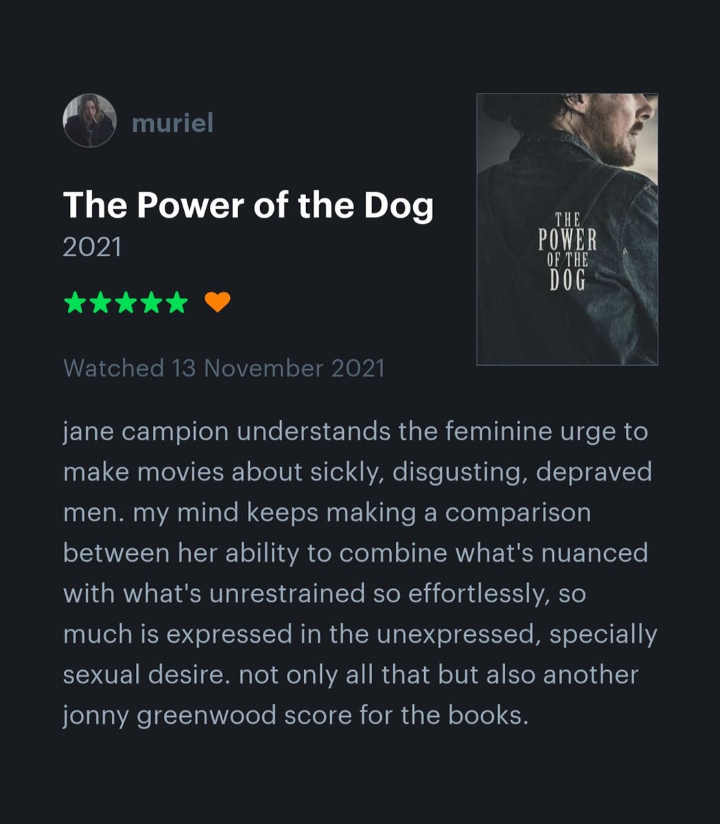 letterboxd's tweet photo. Jane Campion’s The Power of the Dog is now streaming on @Netflix!  https://t.co/b6yzJ4OG6l https://t.co/gjy7vhgMLe