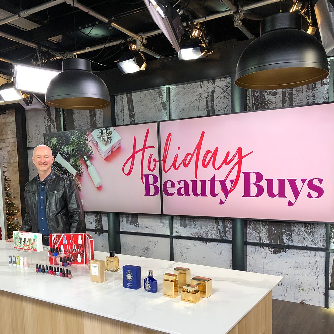 davelackie's tweet photo. Be sure to watch @Cityline Friday morning at 10 am EST (streams live at https://t.co/W1pfbYRmOA) I'm showcasing my top holiday beauty picks including Moncler, Estee Lauder, Origins, Burberry, D&G and more. https://t.co/T86aSIMcsH