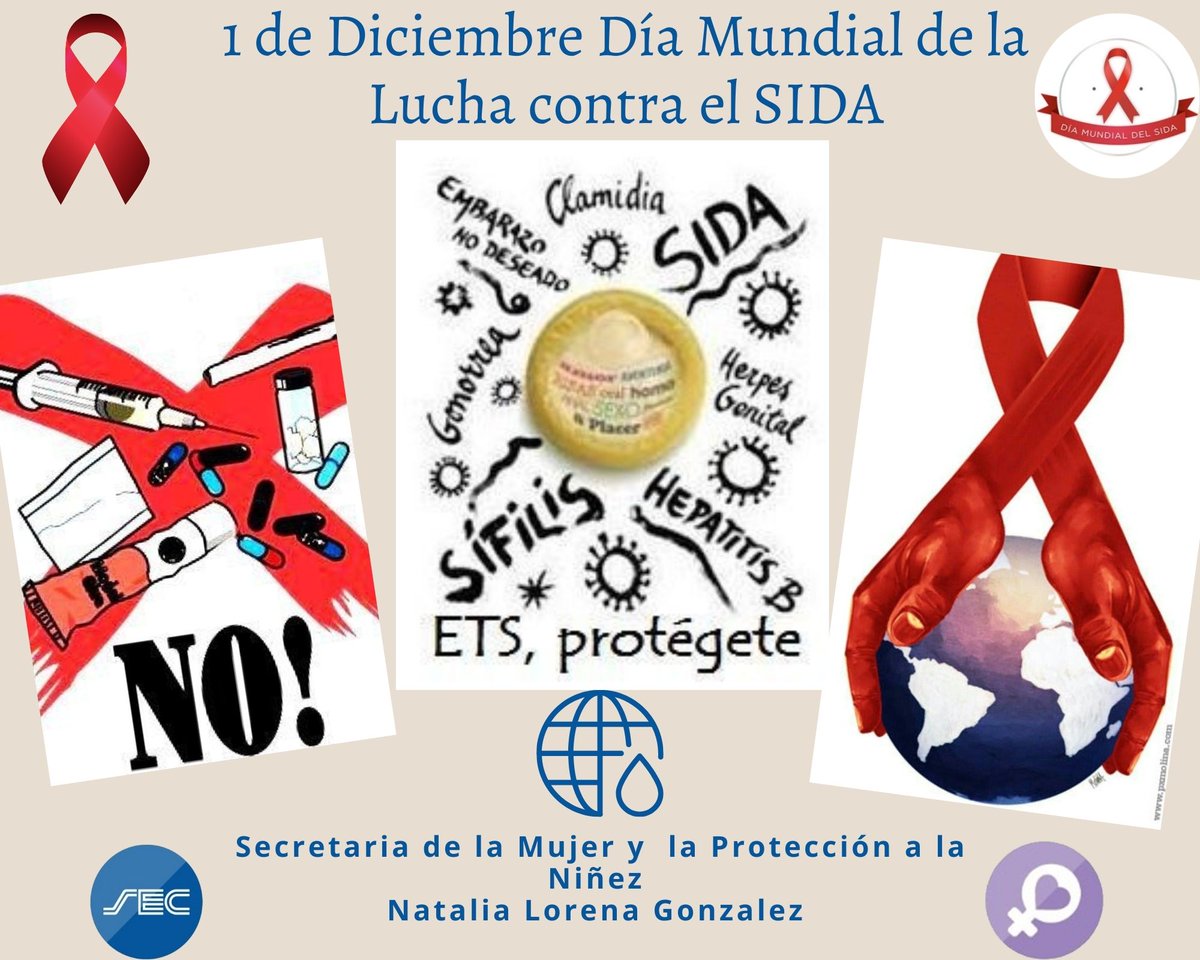 Día Mundial de la Lucha contra el SIDA: "Cuidarte es tu mejor Prevencion" 
#SoySec
#SoyComercio
#SoyMujerComercio
#CuídateCuídate
#SoyCABA
Armando Cavalieri 
Carlos Perez 
Natalia Gonzalez 
Secretaria de la Mujer y Protección a la Niñez.