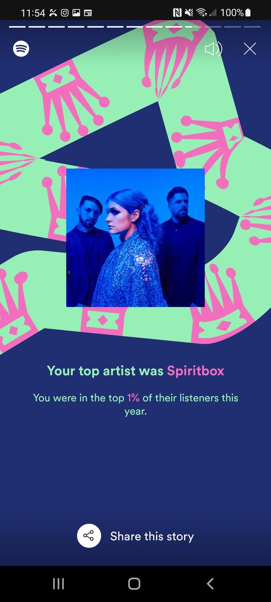 HunterWyman's tweet photo. Year 2 of being completely addicted to @spiritboxband. Seriously, way too talented for us mortals. Currently trying to justify buying more merch lol https://t.co/NnbU8TYknF