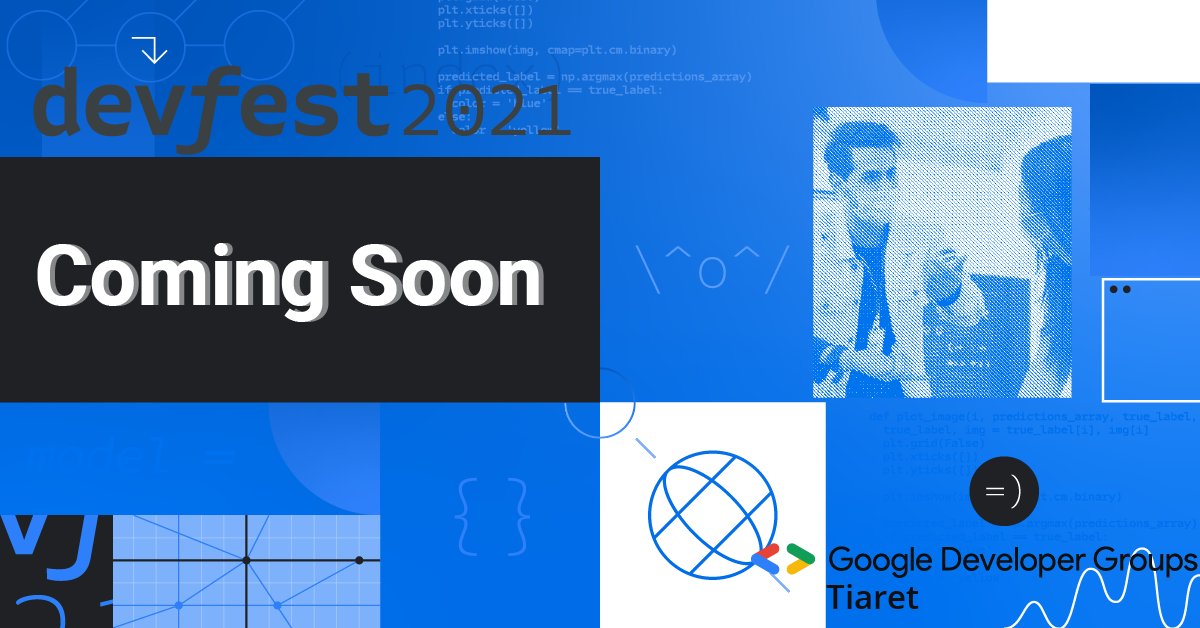 As we promised #DevFest2021 is finally here 🤩...there will be plenty of workshops
Stay tuned for more info ☺️