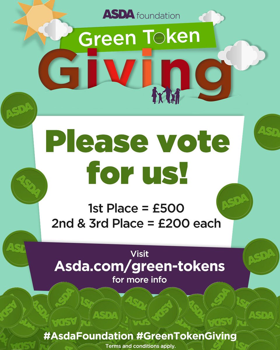 Wow !We've been nominated for the Asda Green Token Campaign for our Resilient Project at Belvidere Centre CH45 supporting young people with additional needs.

Please vote here and select Liscard store. 🙏 
asda.com/green-tokens <a href="/AsdaArrowePark/">Community Champion</a> #AsdaFoundation #greentokengiving