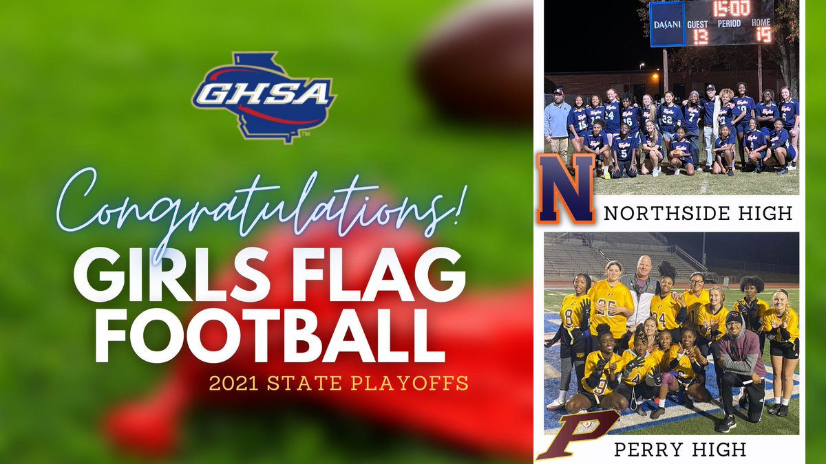 HoustonCountySD's tweet photo. In 2020, GHSA introduced Flag Football as an official sport. All five of our high schools have completed their inaugural season.  Congrats to Northside High and Perry High for competing in the state playoffs!

We are so proud of our athletes!

#MyHomeMyHouston #flagfootball https://t.co/VUpYoEZaw8
