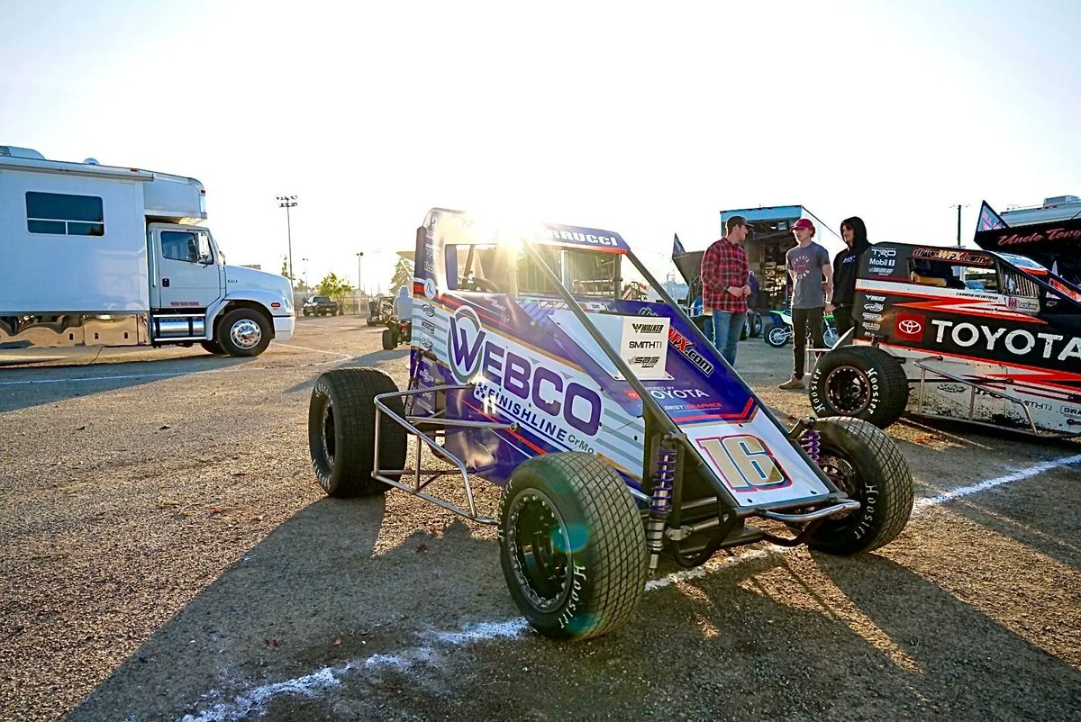 SantinoFerrucci's tweet photo. Super excited to get back in the Webco Midget for Dave Mac at the Chili Bowl from January 10-15 in 2022. Here is a photo of the car from our race last weekend at Merced!
#themoerycompany #racing #race #fun #toyota #merced #california #webco https://t.co/LhX3UN7y9z