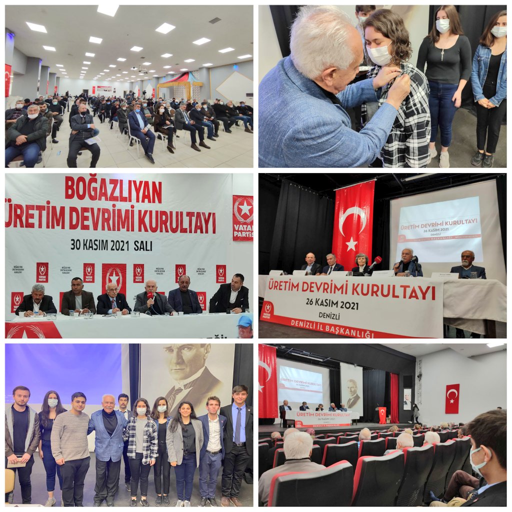 Dogu_Perincek's tweet photo. Edremit, Havran, Denizli, Antalya, Konya ve Boğazlıyan'da üreticilerimizle buluştuk.

Bir daha gördük ki Vatan Partisi yurdun her yerinde çığ gibi büyüyor.

Çünkü Vatan Partisi köklü çözümün partisi.

Üretim Devrimi ile dolar saltanatına son verecek, Türkiye’mizi şahlandıracağız! https://t.co/1fhMhGQysu