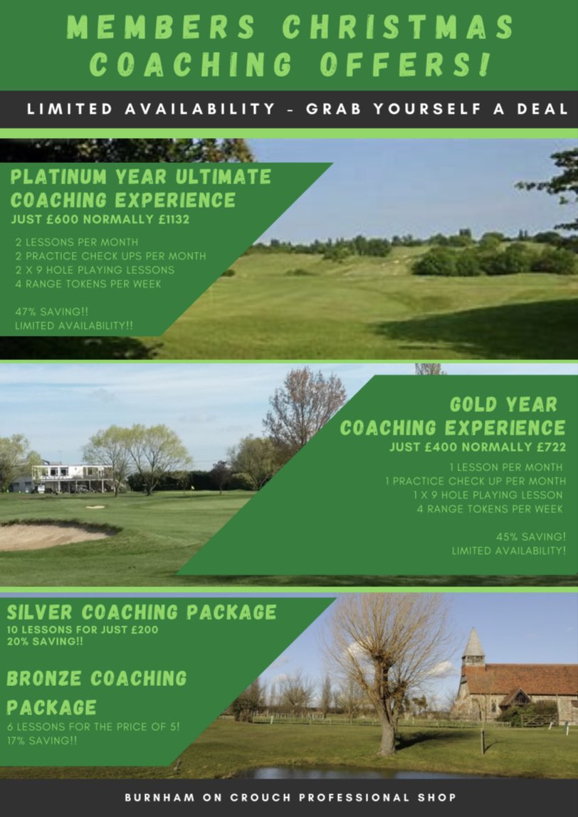 Christmas Coaching Offers! Limited Availability!